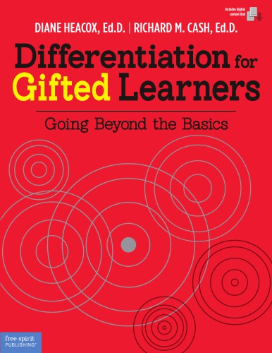 Differentiation For Gifted Learners Going Beyond The Basics Cash