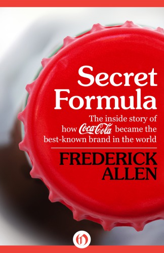 Secret Formula Cocacola Companyallen Frederick
