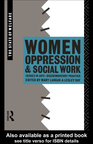 Women Oppression And Social Work Issues In Antidiscriminatory Practice 1st Ed Day