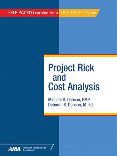 Project Risk And Cost Analysis Dobson Michael Singerdobson Deborah Singer