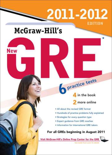 Mcgrawhills New Gre 20112012 Ed Dulan Steven W