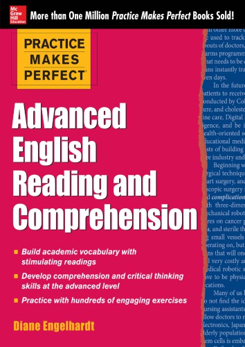 Practice Makes Perfect Advanced Esl Reading And Comprehension Ebook Engelhardt