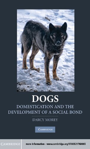 Dogs Domestication And The Development Of A Social Bond Darcy Morey