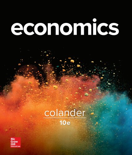 Economics Tenth David C Colander