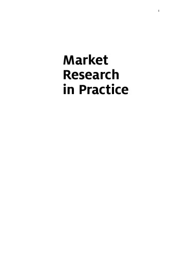 Market Research In Practice 2nd Edition Hague Nicholashague