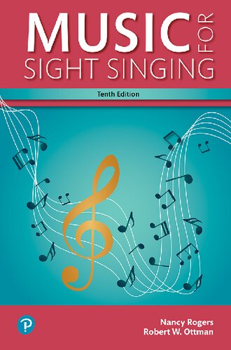 Music For Sight Singing 10th Edition Robert W Ottman Nancy Rogers