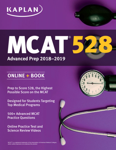 Mcat 528 Advanced Prep 20182019 Online Book Kaplan Test Prep