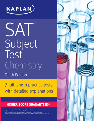 Sat Subject Test Chemistry Tenth Edition Kaplan Test Prep And Admissionsrecorded Books
