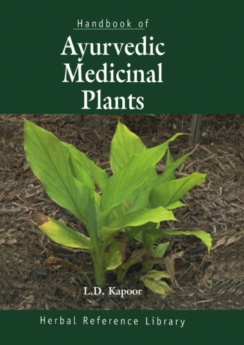 Handbook Of Ayurvedic Medicinal Plants Kapoor L D