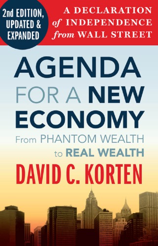 Agenda For A New Economy 2nd Edition Korten David
