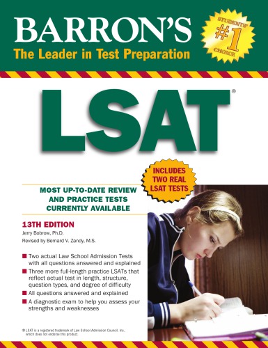 Lsat Law School Admission Test 13th Ed Bowbrow Jerryorton