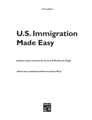 Us Immigration Made Easy Current Bray Ilonacanter Laurence Asiegel