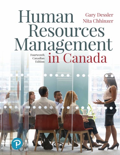 Human Resources Management In Canada Fourteenth Canadian Edition 14th Edition Gary Dessler