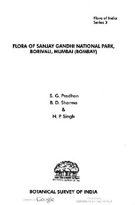 Flora Of Sanjay Gandhi National Park Borivali Mumbai Bombay Sg Pradhan