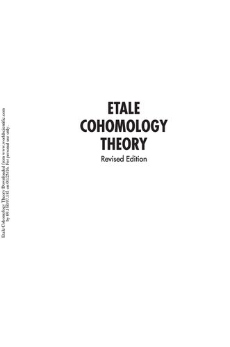 Etale Cohomology Theory Revised Lei Fu