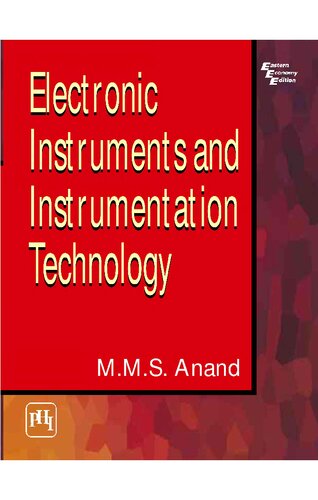 Electronic Instruments And Instrumentation Technology Mms Anand