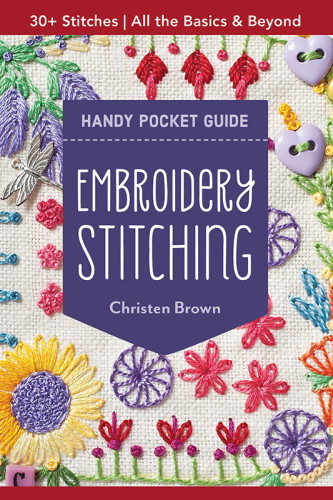 Embroidery Stitching Handy Pocket Guide Christen Brown