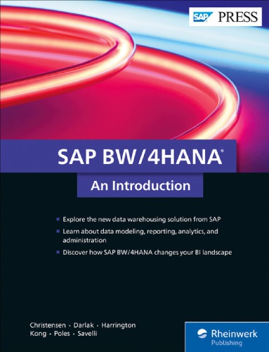 Sap Bw4hana An Introduction Christensen Jesperdarlak Joeharrington