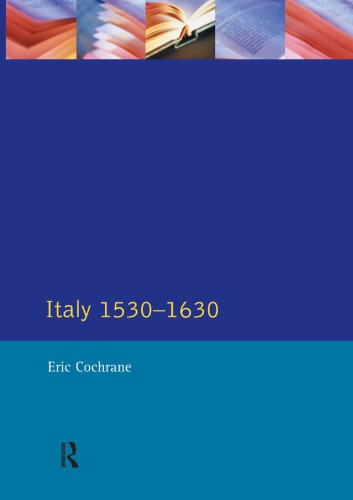 Italy 15301630 Cochrane Eric Wkirshner Julius