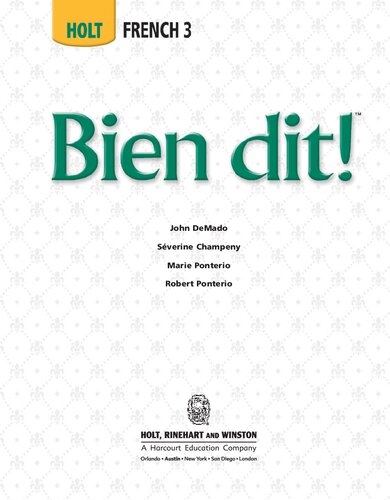 Bien Dit John Demado Severine Champeny Marie Ponterio