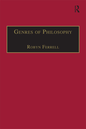 Genres Of Philosophy Ferrell Robyn