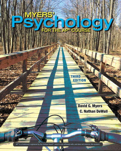 Myers Psychology For Ap Third Edition 3rd Edition David G Myers C Nathan Dewall