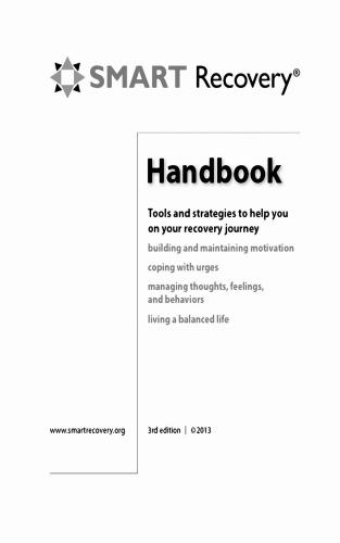 Smart Recovery Handbook 3rd Edition Hardin Rosemarysteinberger