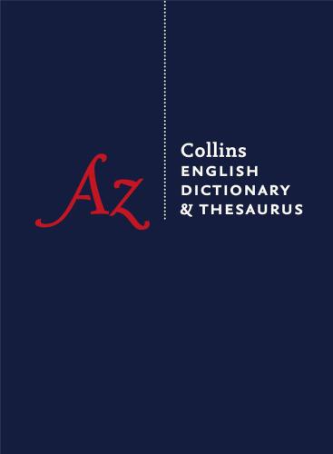 Collins English Dictionary Thesaurus 2nd Edition Harpercollins