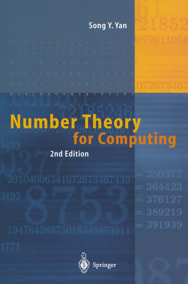 Number Theory For Computing 2nd Edition Song Y Yan Auth