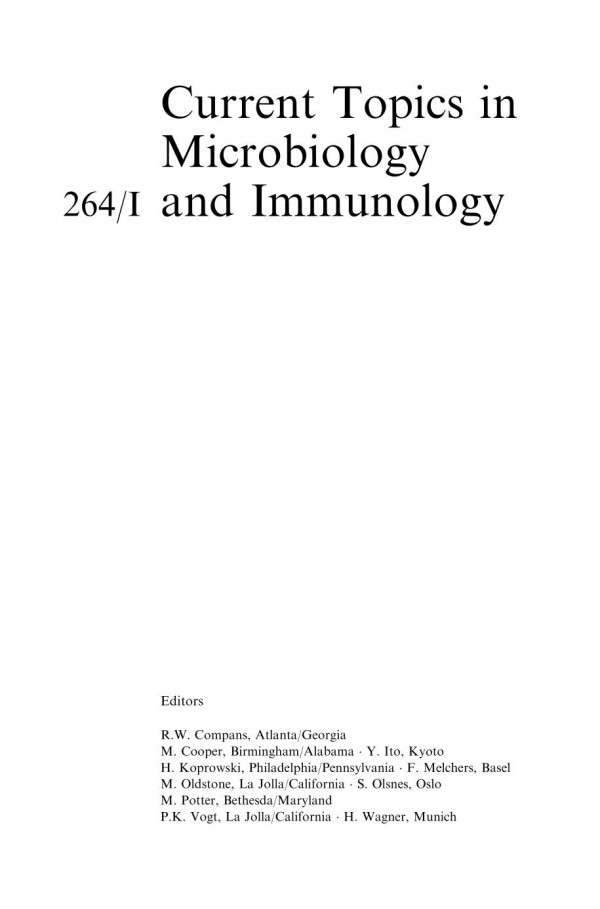 Pathogenicity Islands And The Evolution Of Pathogenic Microbes Volume I 1st Edition W Arber Auth