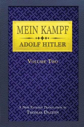 Mein Kampf Dalton Translation 1st Edition Thomas Dalton