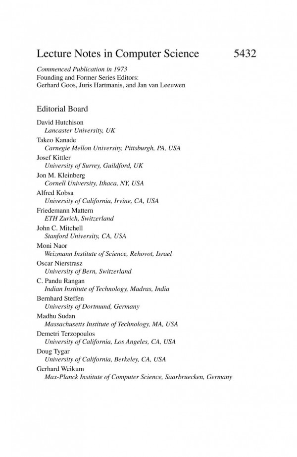 Wireless Sensor Networks 6th European Conference Ewsn 2009 Cork Ireland February 1113 2009 Proceedings 1st Edition Chiara Buratti