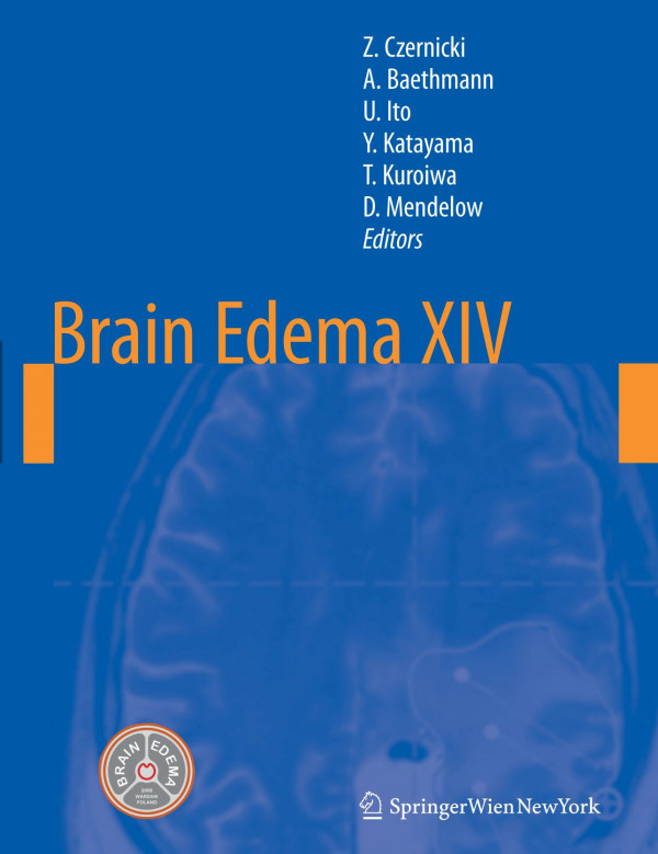 Brain Edema Xiv 1st Edition Hansj Reulen Auth Zbigniew Czernicki