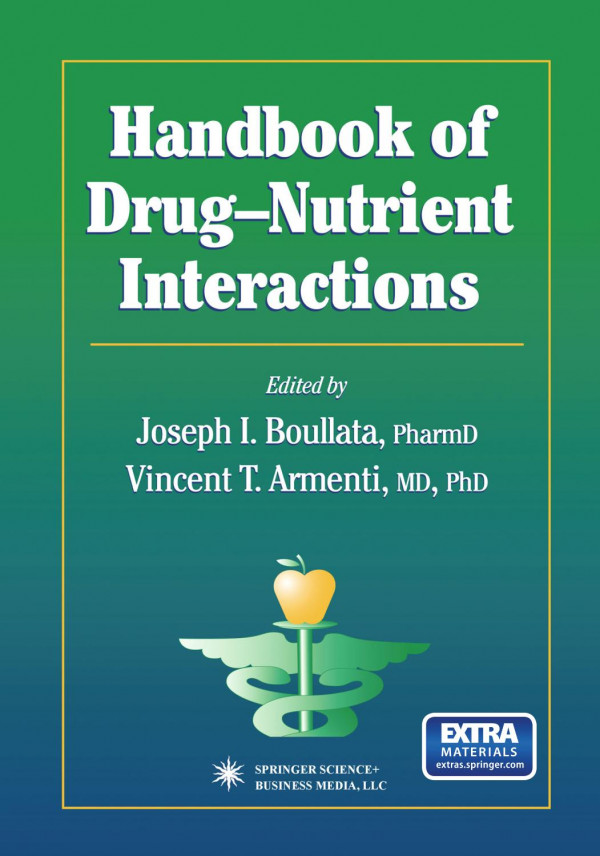 Handbook Of Drugnutrient Interactions Joseph I Boullata Jacqueline R Barber Auth