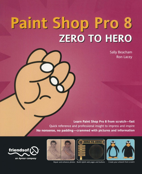 Paint Shop Pro 8 Zero To Hero 1st Edition Sally Beacham Ron Lacey Auth