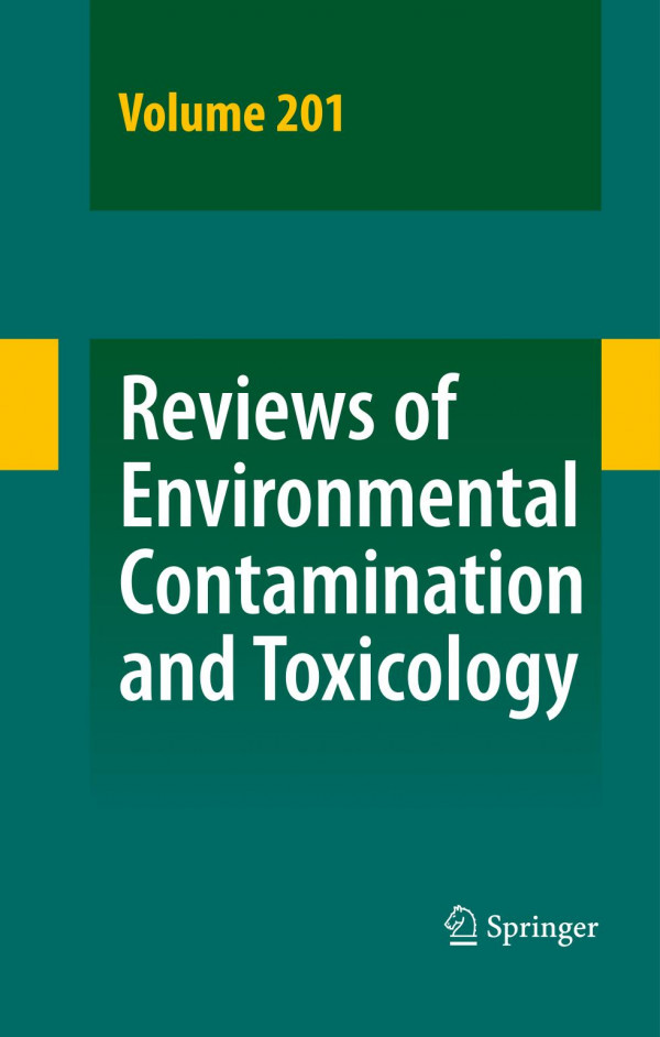 Reviews Of Environmental Contamination And Toxicology Vol 201 1st Edition David M Whitacre