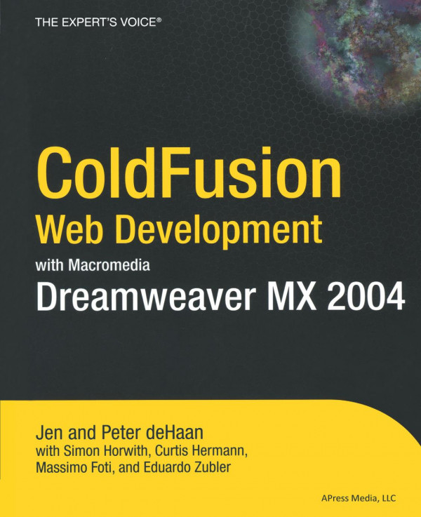 Coldfusion Web Development With Macromedia Dreamweaver Mx 2004 1st Edition Jen Dehaan