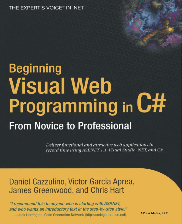Beginning Visual Web Programming In C From Novice To Professional 1st Edition Daniel Cazzulino