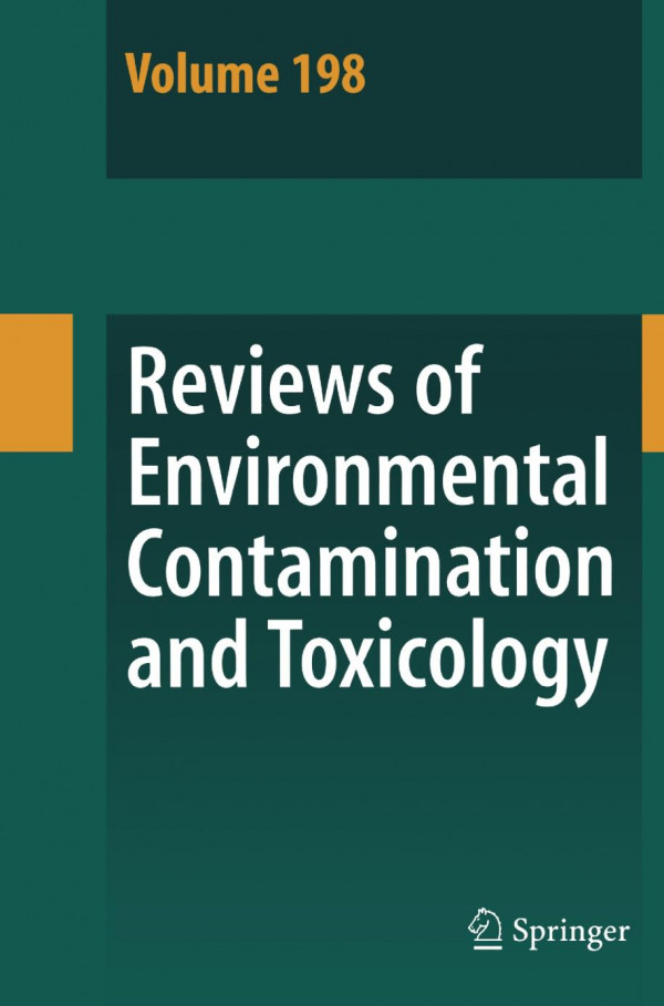 Reviews Of Environmental Contamination And Toxicology 1st Edition Julia Bernanke