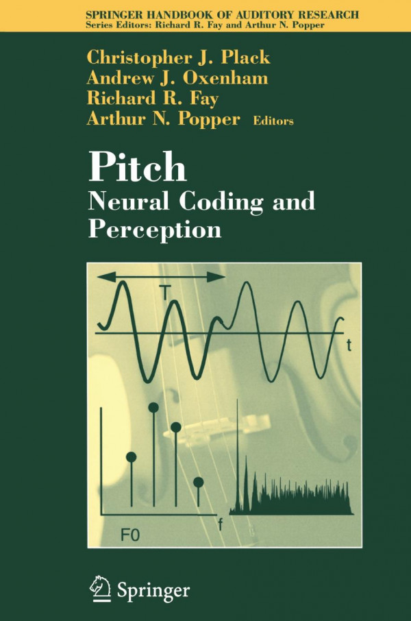 Pitch Neural Coding And Perception 1st Edition Christopher J Plack