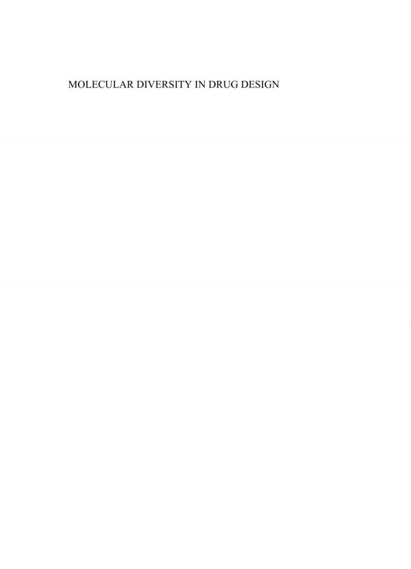 Molecular Diversity In Drug Design 1st Edition James Smith Philip M Dean