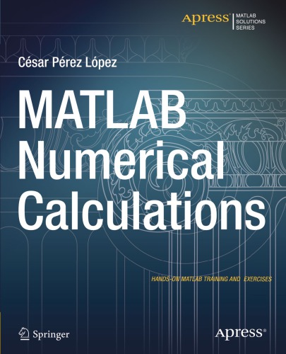Matlab Numerical Calculations Onlineausg Lpez Csar