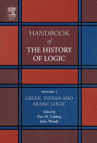 Greek Indian And Arabic Logic Woods Johngabbay Dov M
