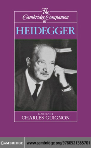 The Cambridge Companion To Heidegger 2nd Ed Heidegger Martinguignon