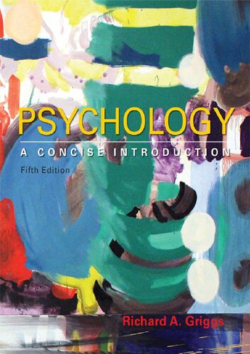 Psychology A Concise Introduction 5th Edition Richard A Griggs