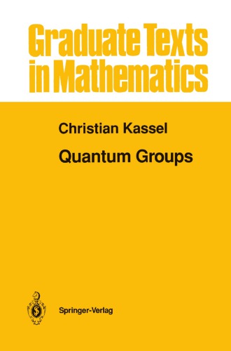 Quantum Groups Kassel Christian