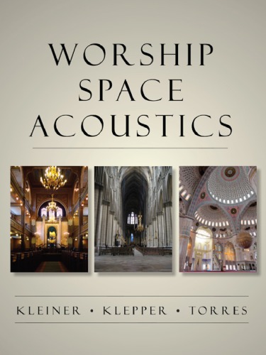Worship Space Acoustics Kleiner Mendelklepper David Lloydtorres
