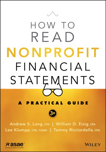 How To Read Nonprofit Financial Statements 3rd Ed Klumpp Leelang