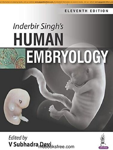Inderbir Singhs Human Embryology 11th Edition V Subhadra Devi