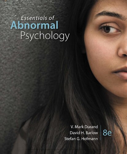 Essentials Of Abnormal Psychology 008th Edition V Mark Durand